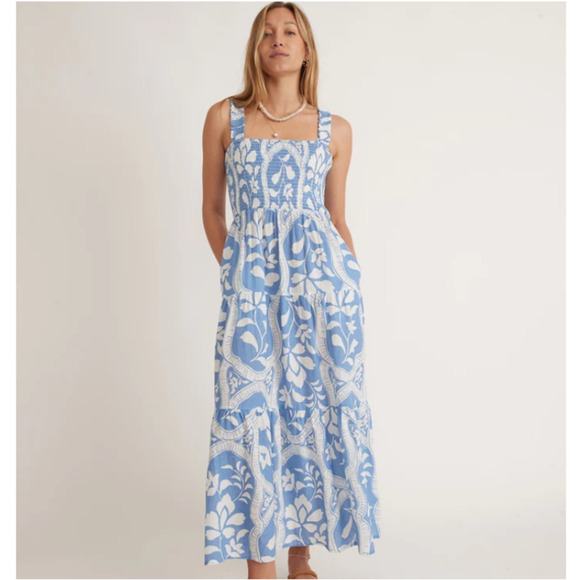 Marine Layer Dresses & Skirts - Marine Layer Selene Maxi Dress Oaxacan Tile Print, Large (size sold out online)